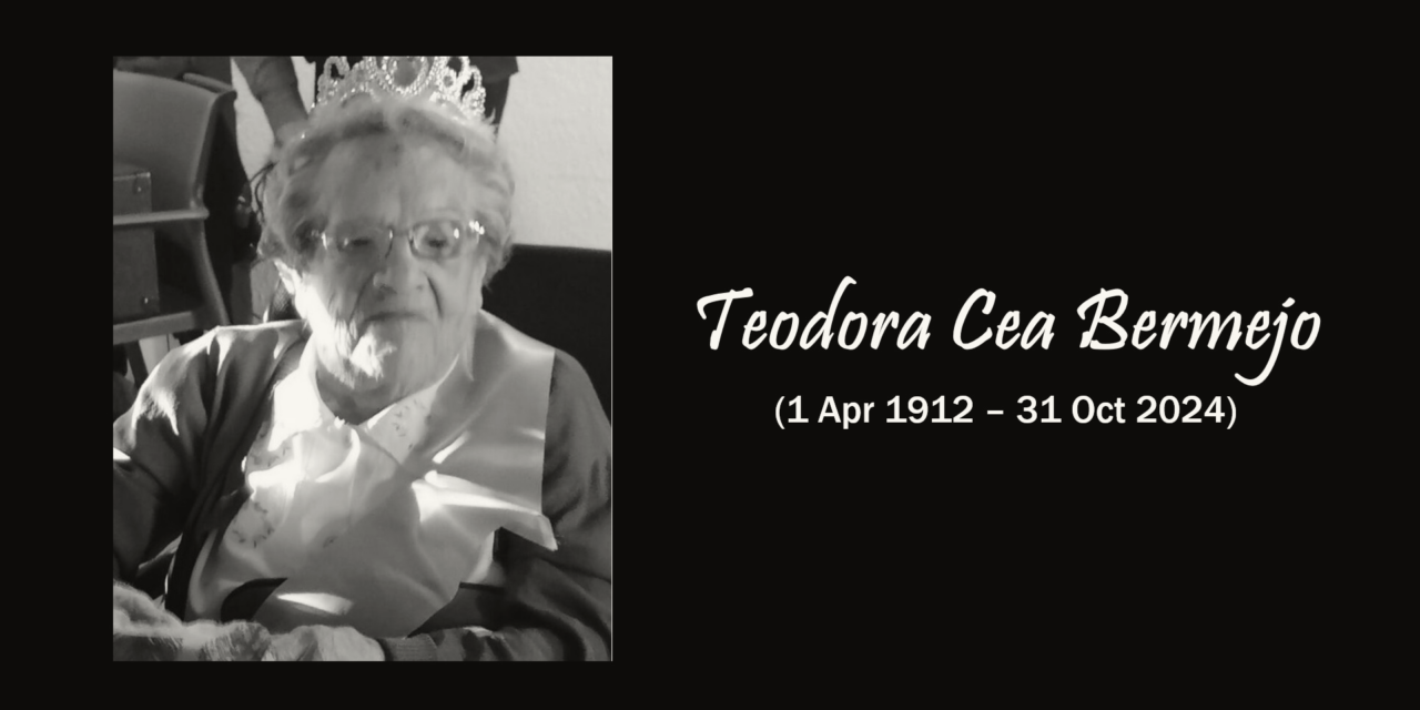 Teodora Cea Bermejo, Vice-Doyenne of Spain, dies at 112 Years Old