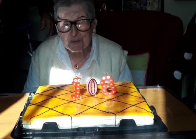 On her 108th birthday. (Source: vilanovainformacio.cat)