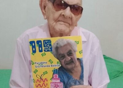 On 9 January 2026, expressing his birthday wishes to Yolanda Beltrão de Azevedo, the oldest person in Brazil.