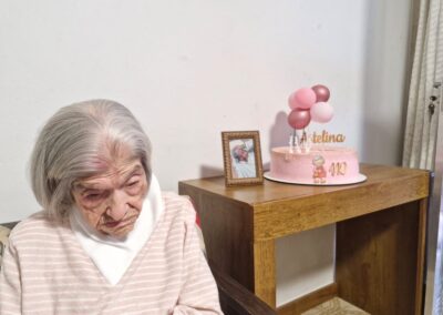 On her 110th birthday. (Source: Courtesy of the family)