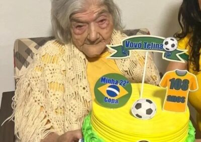 On her 108th birthday in 2022. (Source: Courtesy of the family)