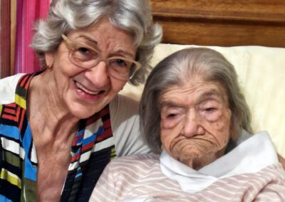 On her 110th birthday. (Source: Courtesy of the family)