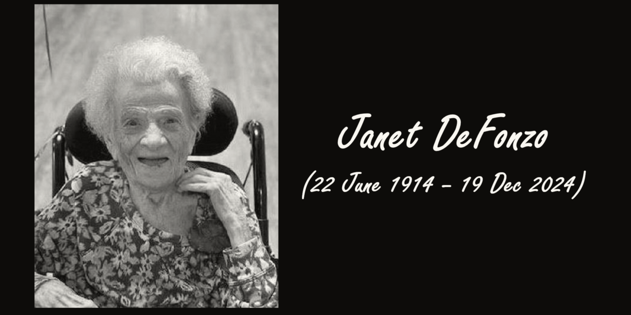 Janet DeFonzo, Connecticut’s Oldest Resident, Dies at 110 Years Old