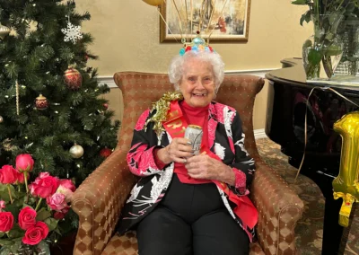 On her 110th birthday. (Source: Country Meadows Senior Care)