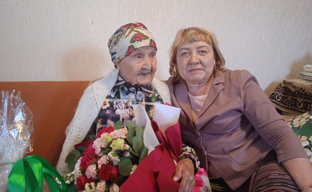 Russian woman Maria Ogiyenko Celebrates her 110th birthday