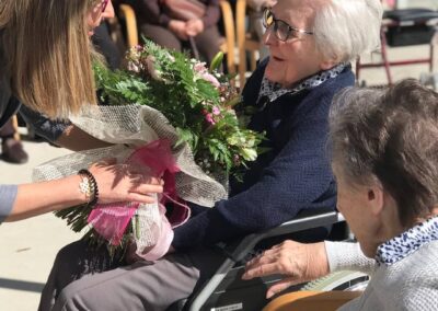 On her 110th birthday. (Source: Facebook/Fundació Ibada)