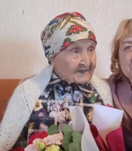 On her 110th birthday. (Source: khabarovsk-news.net)
