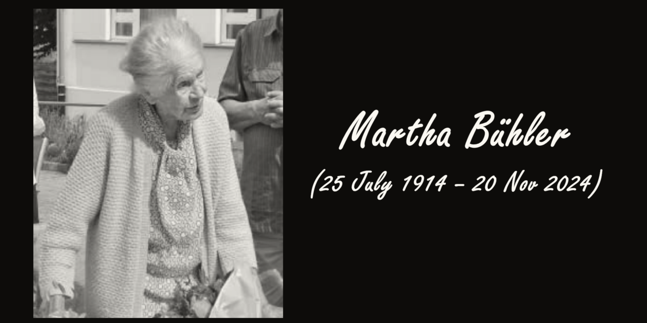 Martha Bühler, Switzerland’s Second-Oldest Resident, Dies at 110