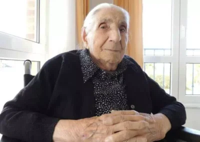 On her 106th birthday. (Source: La Opinión de Zamora)