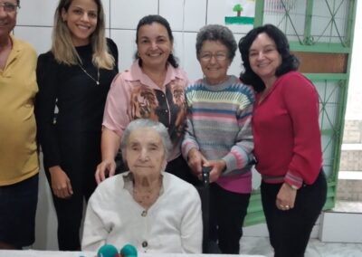 On her 105th birthday in 2020.