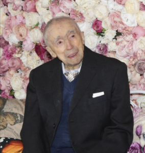 On his 110th birthday. (Source: Life.ro)