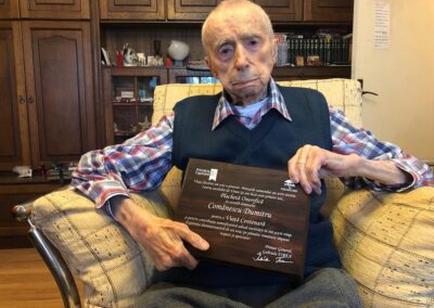 In February 2020, aged 111. (Source: Romania Insider)