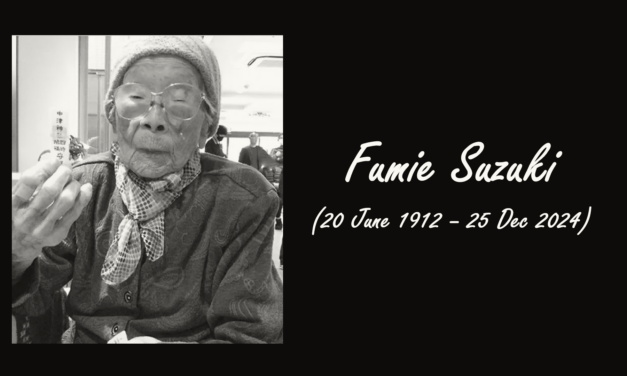 Fumie Suzuki of Kanagawa Prefecture, Japan, Passes Away at 112