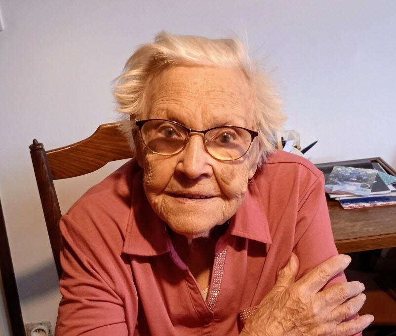 On her 109th birthday. (Source: L'Est R&eacute;publicain)