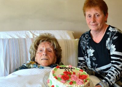 On her 111th birthday. (Source: Facebook / Comune di Pescantina 2014 - 2019)