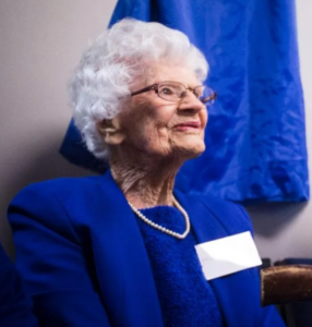At the age of 106. (Source: Waikato Times)