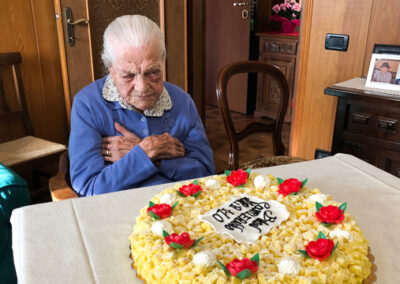 On her 110th birthday. (Source: MyValley)