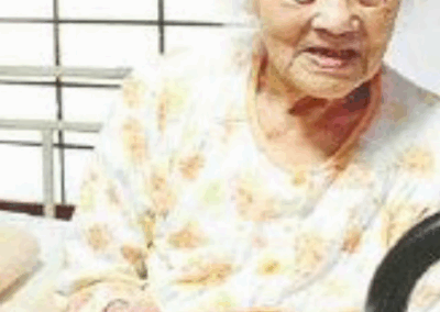 At the age of 108. (Source: Chyūnichi Shimbun)
