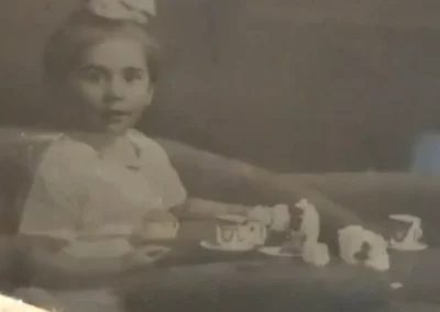 As a child. (Source: The 110 Club)