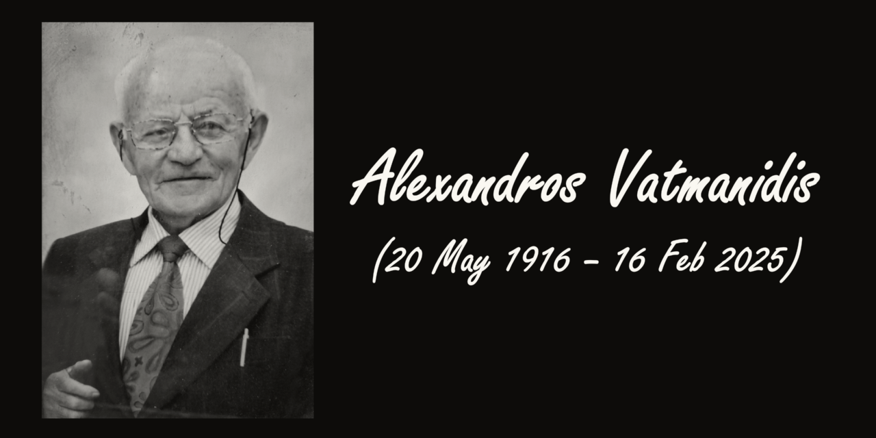 Alexandros Vatmanidis, Greece’s Oldest Man, Dies at 108