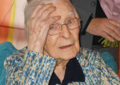 On her 110th birthday. (Source: Ouest-France)