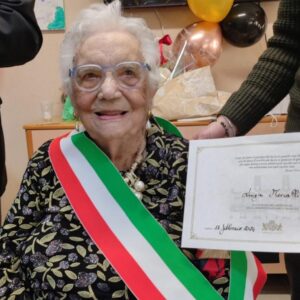 On her 109th birthday. (Source: RaiNews)