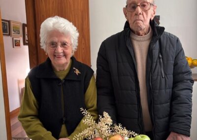 Piragibe (108) and his wife Adyr (99) on their 74th wedding anniversary. (23 May 2025)