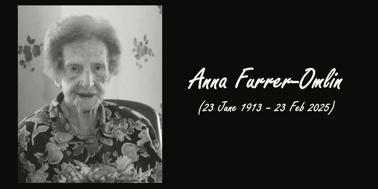 Anna Furrer-Omlin, the Doyenne of Switzerland, Dies at 111