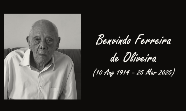 Brazilian Supercentenarian Benvindo Ferreira de Oliveira Dies at 110