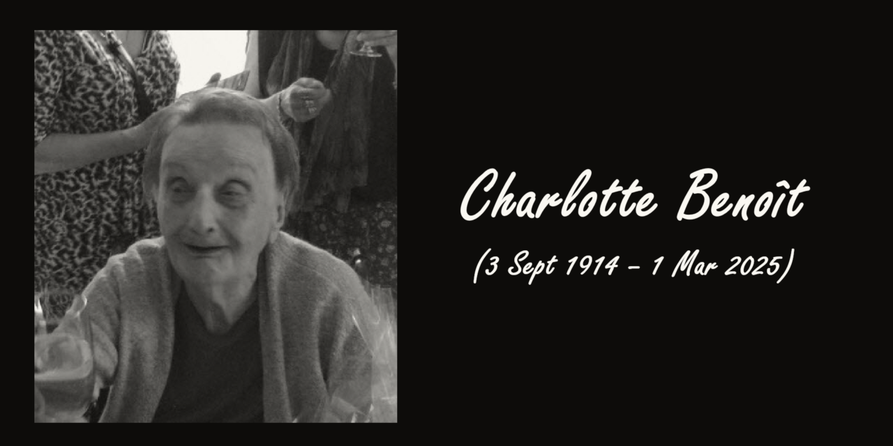 Charlotte Benoît, the Oldest Resident of Grand Est, France, Dies at 110