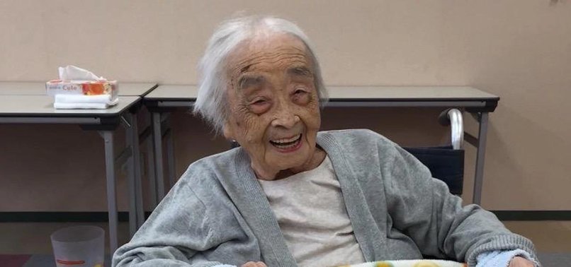 Japanese supercentenarian Chiyo Miyako at age 117.