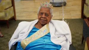 On her 109th birthday in 2024. (Source: Long Island Press)