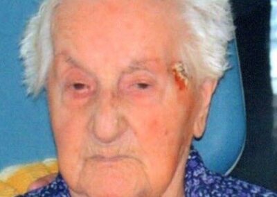 On her 103rd birthday. (Source: Le Progrès)