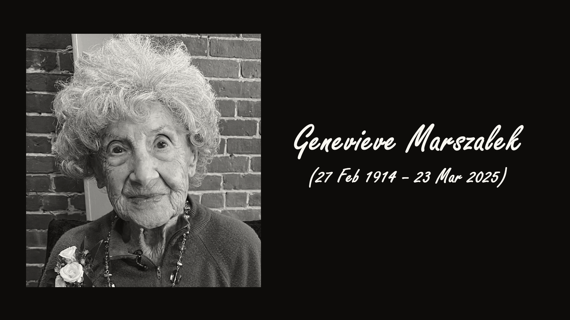 Genevieve Marszalek 1914-2025