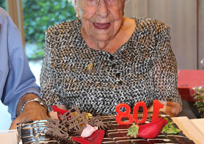 On her 108th birthday in 2015. (Source: Betula Alba)