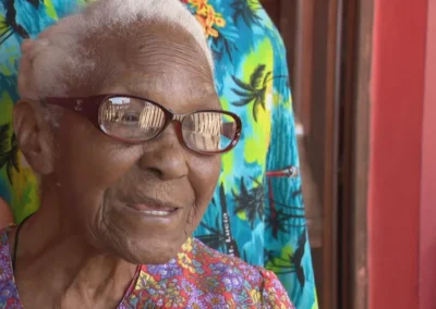 In January 2020, aged 104. (Source: Outre-mer la 1ère)