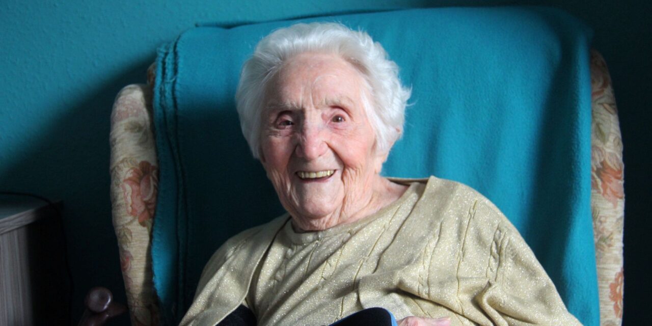 German Woman Maria Knebel Celebrates Her 110th Birthday