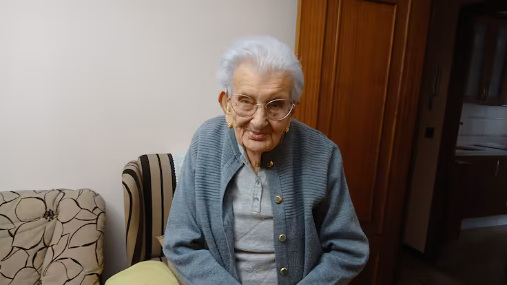 Spanish Woman Maria Perez Llanos Celebrates Her 110th Birthday