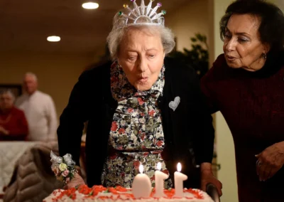 On her 110th birthday. (Source: phillyburbs.com)