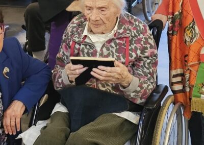 On her 110th birthday. (Source: Facebook / Paola Bordilli)