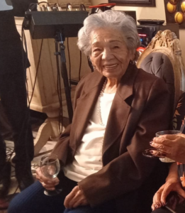 Shortly before her 108th birthday. (Source: Courtesy of the family).