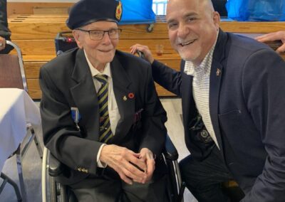 On his 110th birthday, with Tony Baldinelli. (Source: Facebook / Tony Baldinelli)