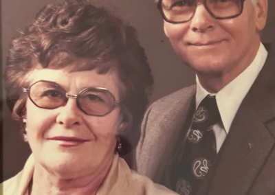 With his wife. (Source: YouTube / CHCH News)