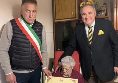 Two days before her 110th birthday. (Source: Facebook / Sergio Grifoni)
