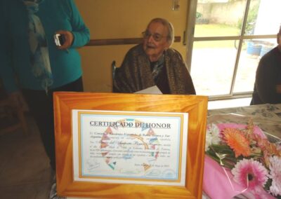 At the age of 110. (Source: Municipalidad de Guaminí)
