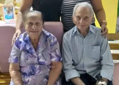 On his 80th wedding anniversary in 2019.