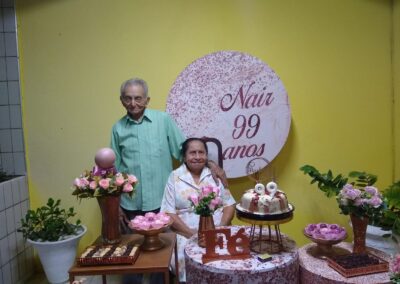 On 6 September 2020, his wife's 99th birthday celebration.
