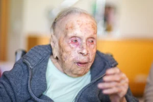 On her 110th birthday. (Source: BILD.de)