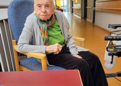 On her 108th birthday. (Source: Odenwälder Journal)