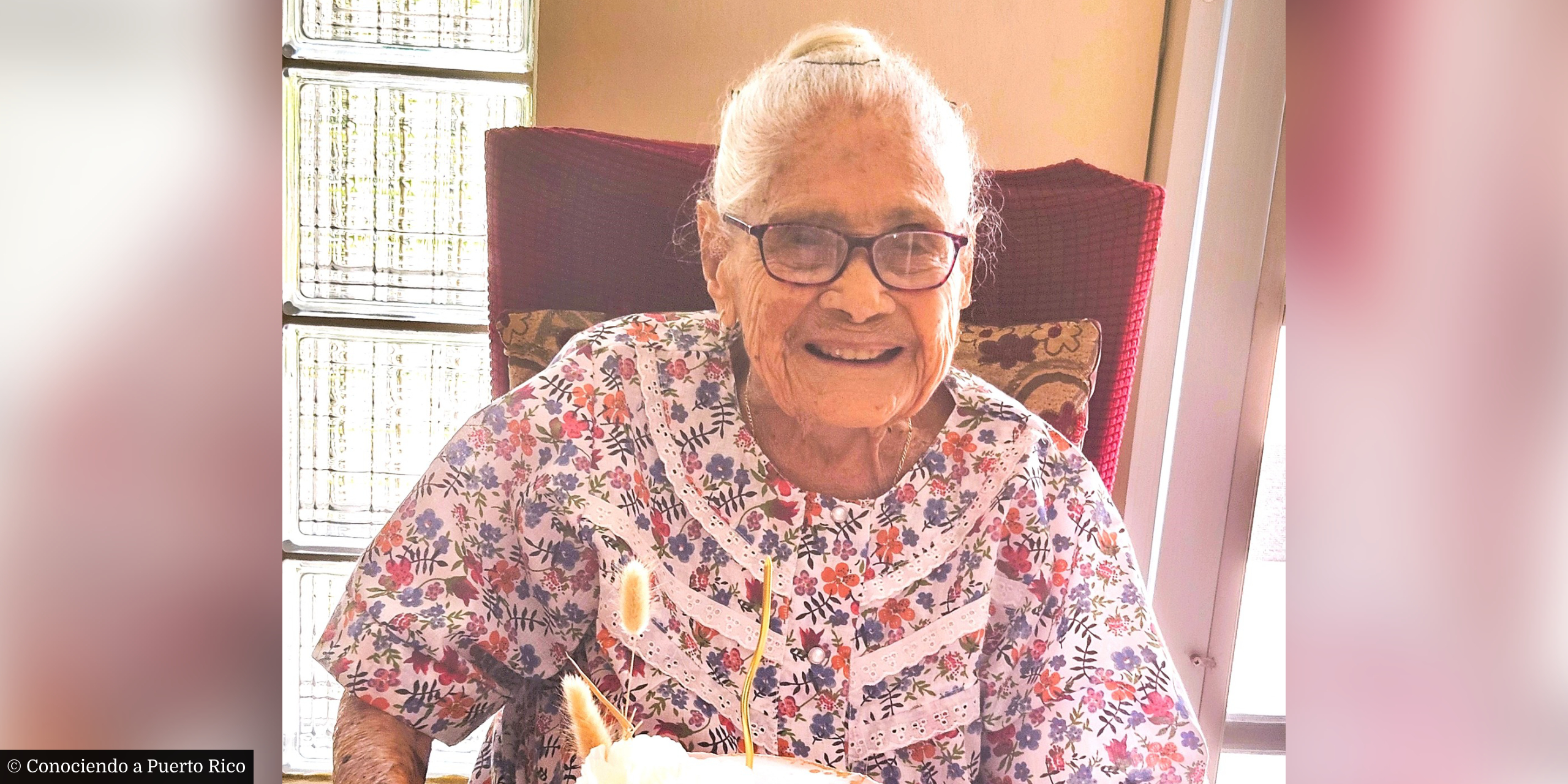 Ynés María de Jesús Garay on her 109th birthday.